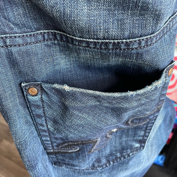 Diesel Zaghor Relaxed Bootcut 008LH Dark Blue Buttonfly Denim Jeans - Picture 10 of 13